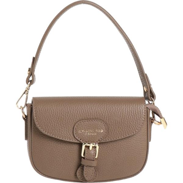 borse a mano My-Best Bags marrone tinta unita