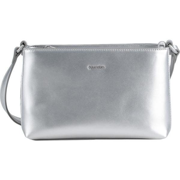 borse a tracolla Calvin Klein grigio tinta unita