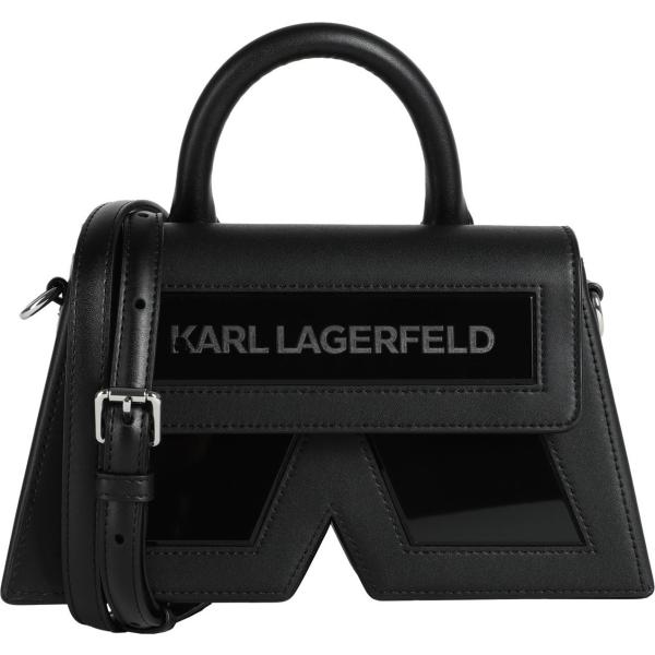 borse a mano Karl Lagerfeld nero tinta unita