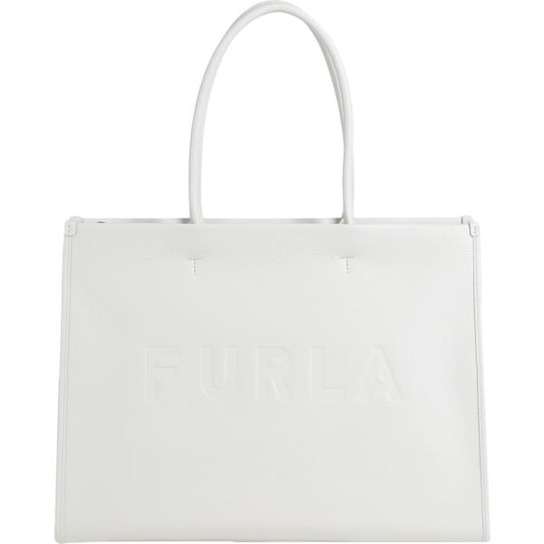 borse a mano Furla bianco tinta unita