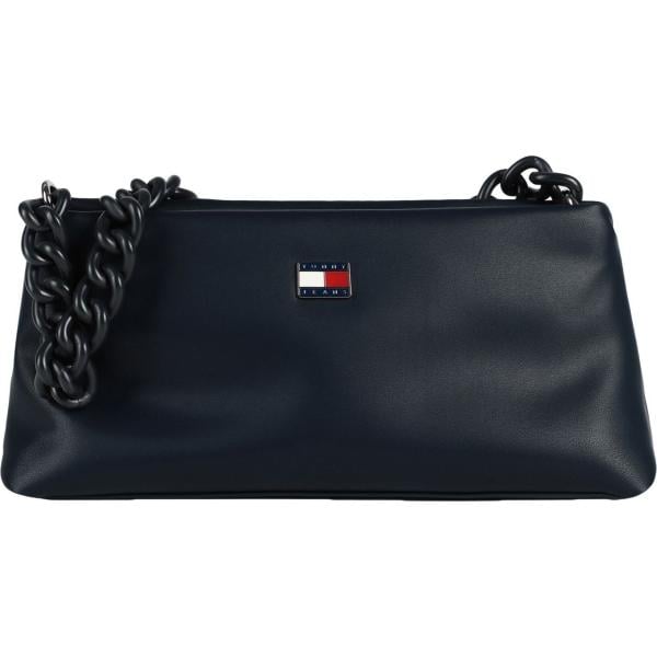 borse a mano Tommy Jeans blu tinta unita