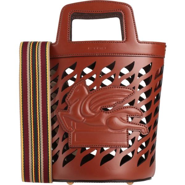 borse a mano Etro rosso tinta unita