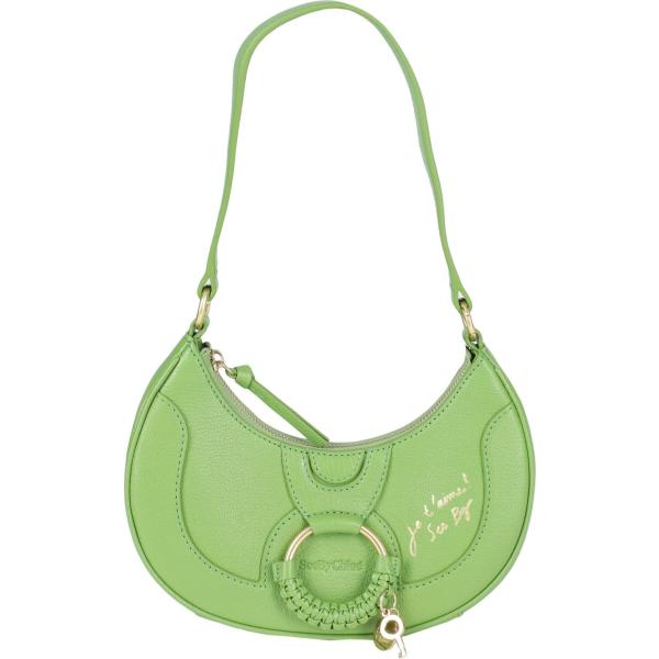 borse a spalla See By Chloé verde tinta unita