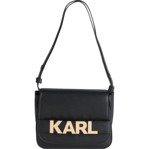 borse a mano Karl Lagerfeld nero tinta unita