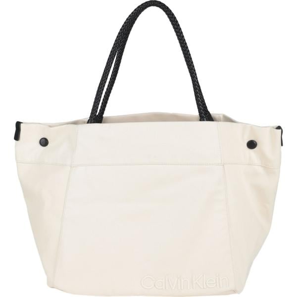 borse a mano Calvin Klein bianco