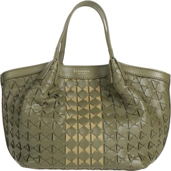 borse a mano Serapian verde