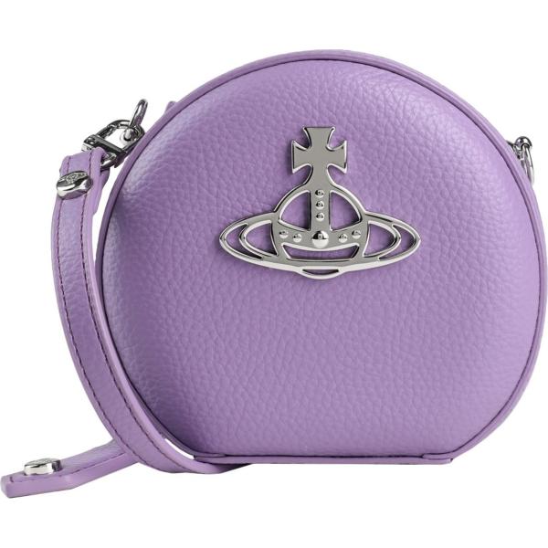 borse a tracolla Vivienne Westwood viola tinta unita