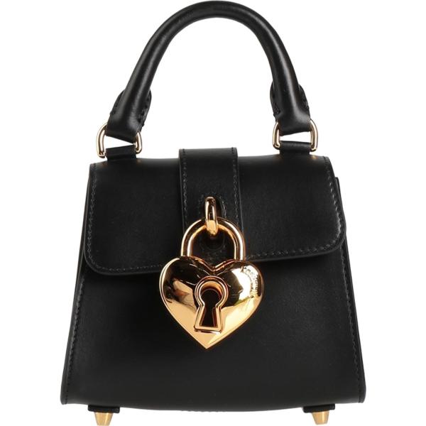 borse a mano Moschino nero tinta unita