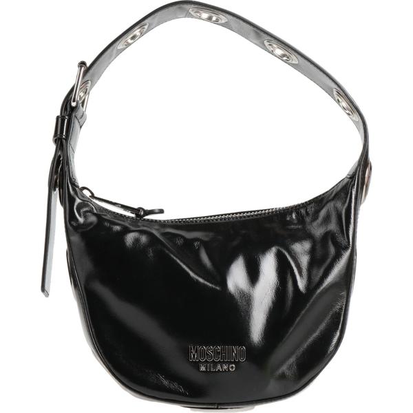 borse a mano Moschino nero tinta unita