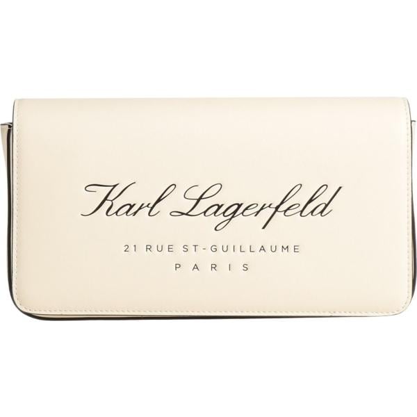 borse a mano Karl Lagerfeld bianco con stampe