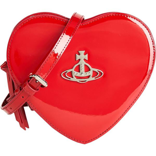 borse a tracolla Vivienne Westwood rosso tinta unita