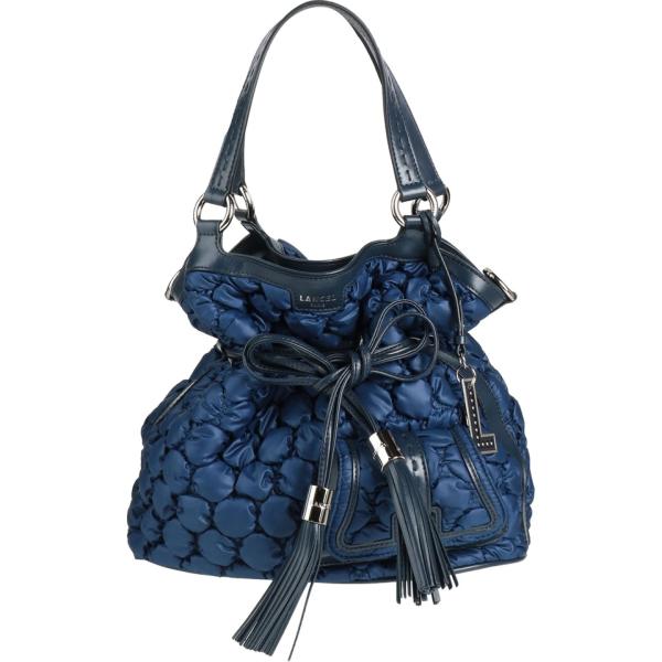 borse a secchiello Lancel blu tinta unita