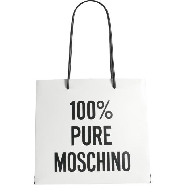 borse a spalla Moschino bianco