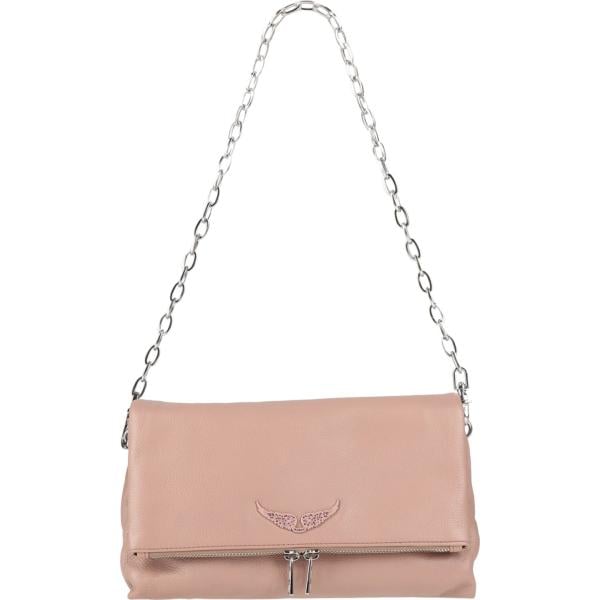 borse a spalla Zadig&Voltaire marrone tinta unita