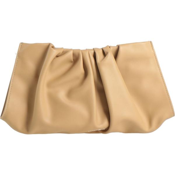 borse a mano Coccinelle marrone tinta unita