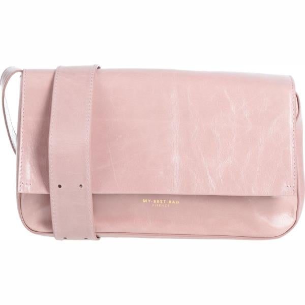 borse a tracolla My-Best Bag rosa tinta unita