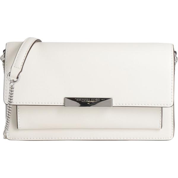 borse a tracolla Michael Michael Kors bianco tinta unita