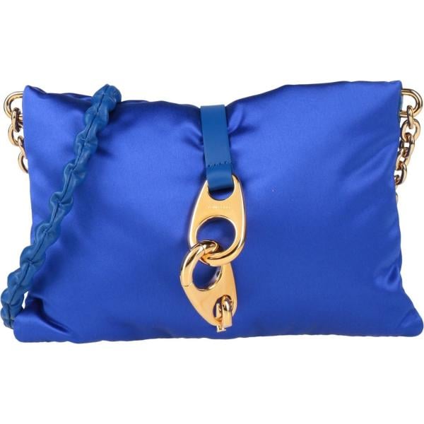borse a tracolla Tom Ford blu tinta unita
