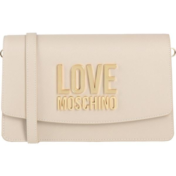 borse a tracolla Love Moschino bianco tinta unita