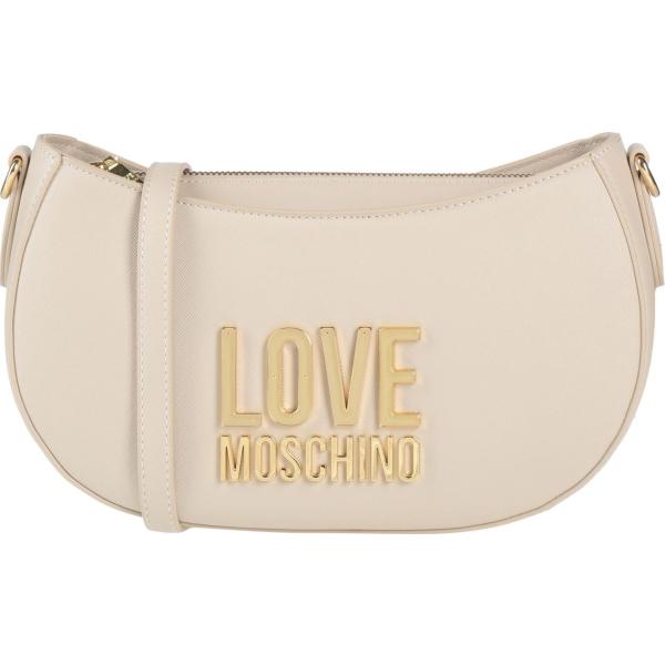 borse a tracolla Love Moschino bianco tinta unita