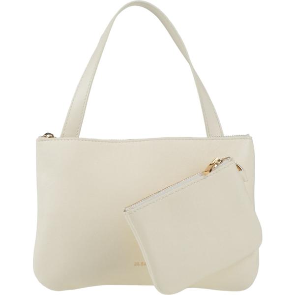 borse a mano Jil Sander bianco tinta unita