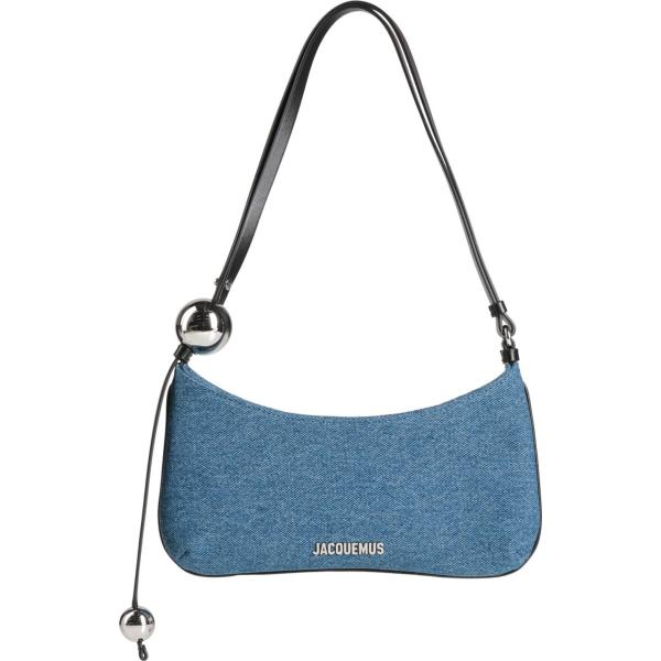 borse a spalla Jacquemus blu tinta unita