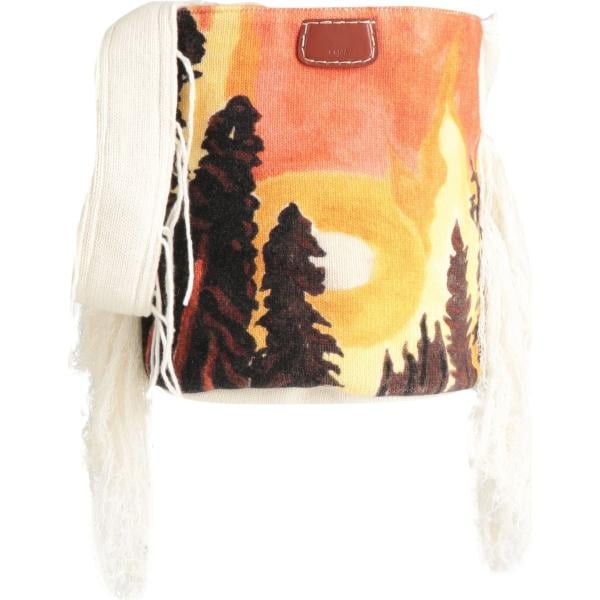 borse a spalla Chloé multicolore con stampe