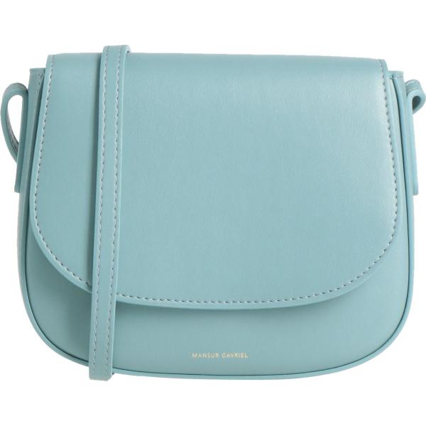 borse a tracolla Mansur Gavriel blu tinta unita