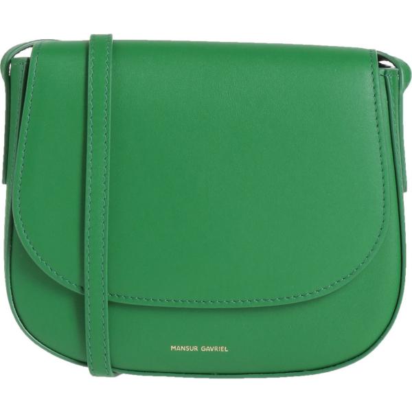 borse a tracolla Mansur Gavriel verde tinta unita