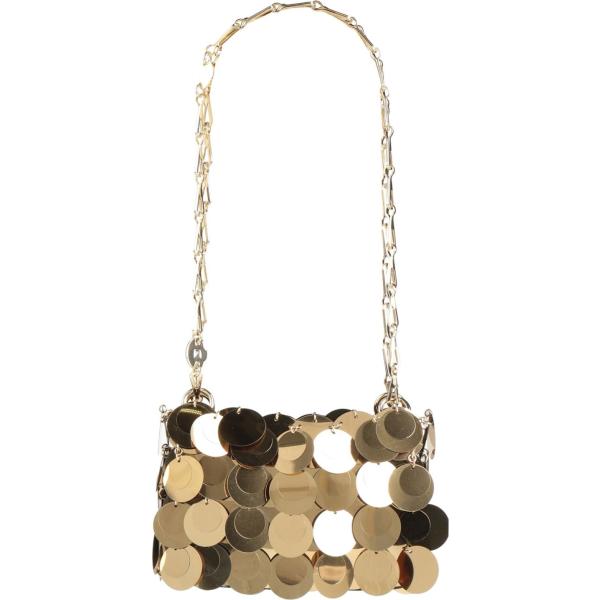 borse a spalla Rabanne marrone tinta unita