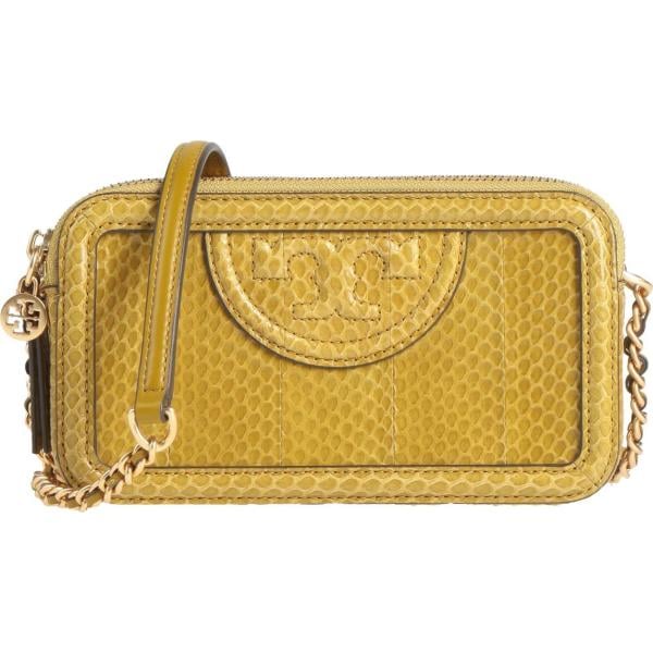borse a tracolla Tory Burch marrone serpente