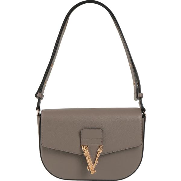 borse a mano Versace verde tinta unita