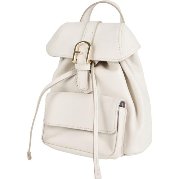 zaini Furla bianco tinta unita