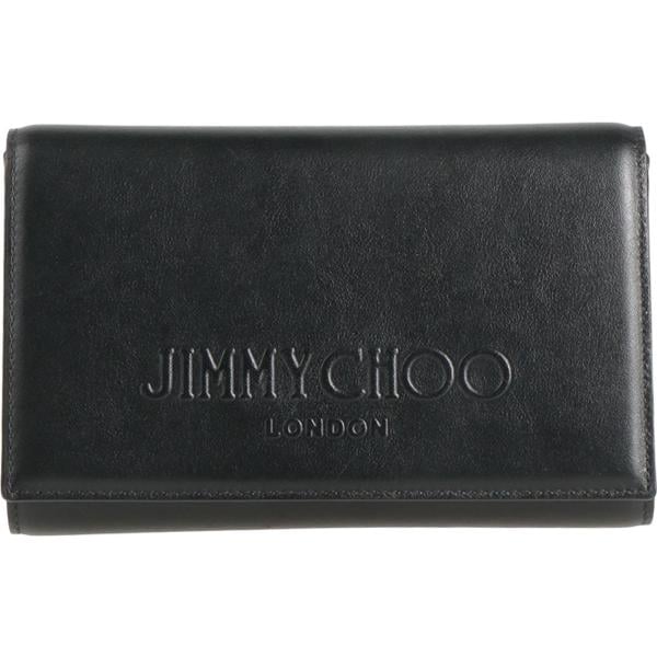 Pochette da donna in nero pece Jimmy Choo Jimmy Choo