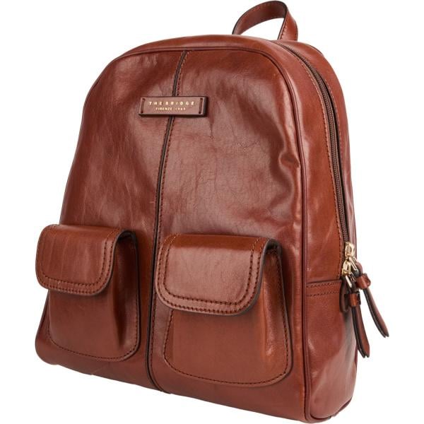 Zaino da donna in bordeaux con zip The Bridge The Bridge