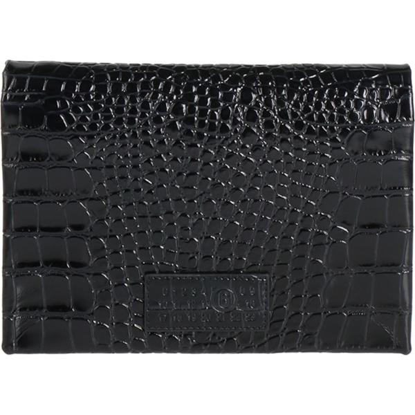 Pochette da donna in nero pece Mm6 Maison Margiela Mm6 Maison Margiela