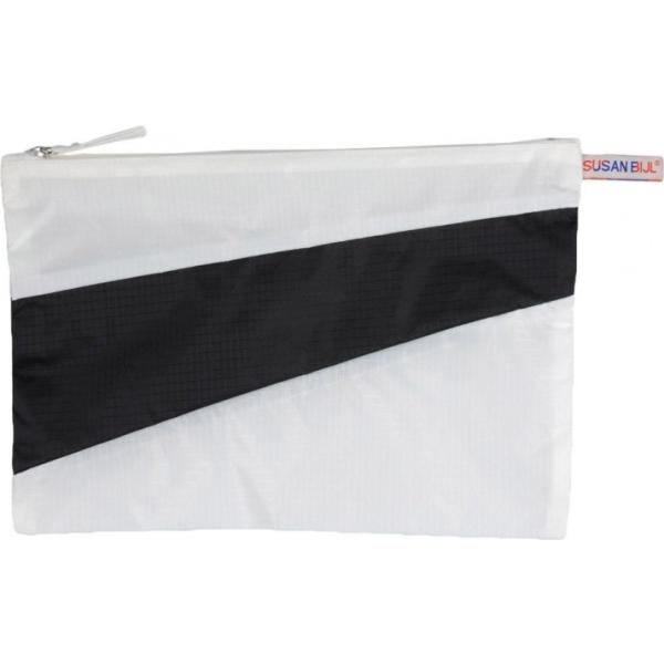 Pochette fantasia con zip in tessuto tecnico Susan Bijl multicolore