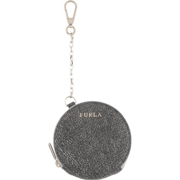 Portamonete effetto laminato con zip in pelle tinta unita Furla tinta unita