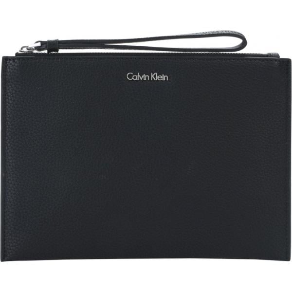 Pochette con zip interno foderato in pelle sintetica tinta unita Calvin Klein tinta unita