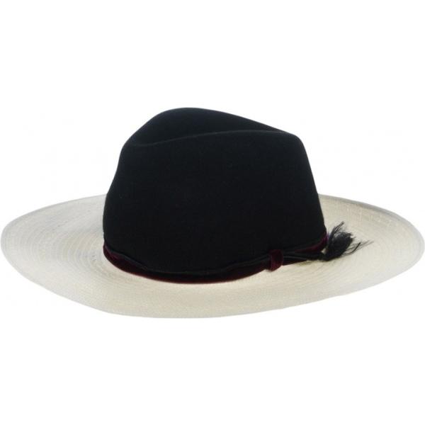 Cappello fantasia taglia media con laccetti e nappine Forte_Forte multicolore