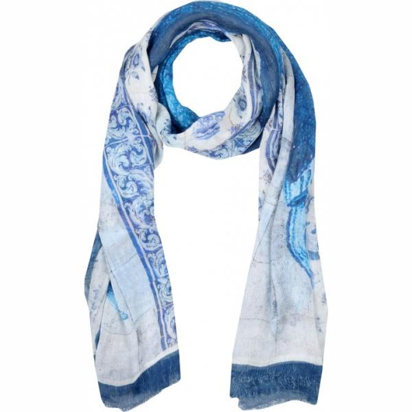 Stola fantasia multicolore con frange in seta I Love My Moment multicolore