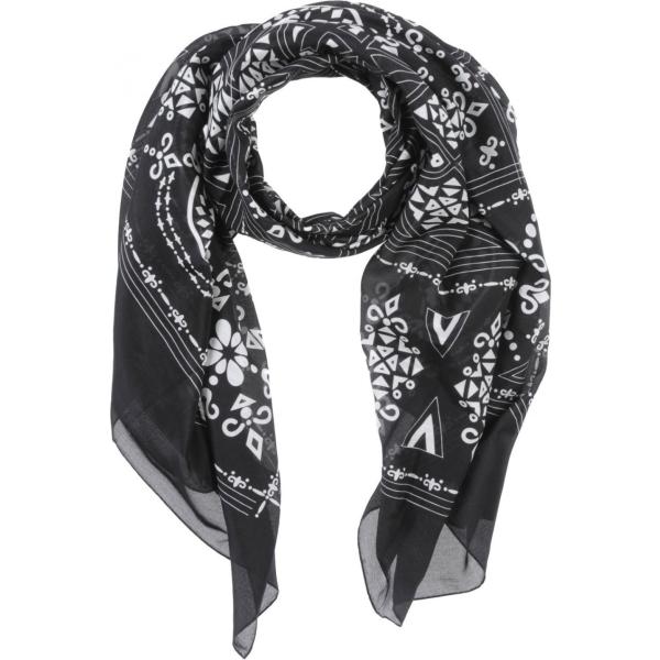 Stola fantasia multicolore in seta bianco White Mountaineering multicolore