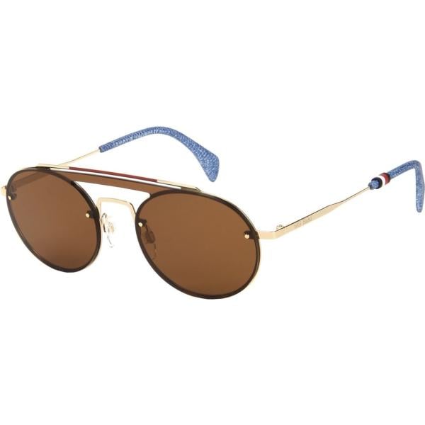 occhiali da sole TOMMY HILFIGER x GIGI HADID marrone