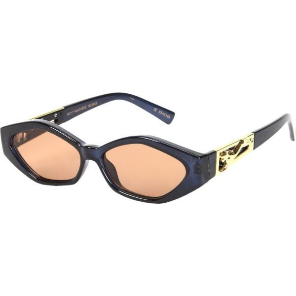 Occhiali da sole lenti colorate in montatura in metallo Le Specs
