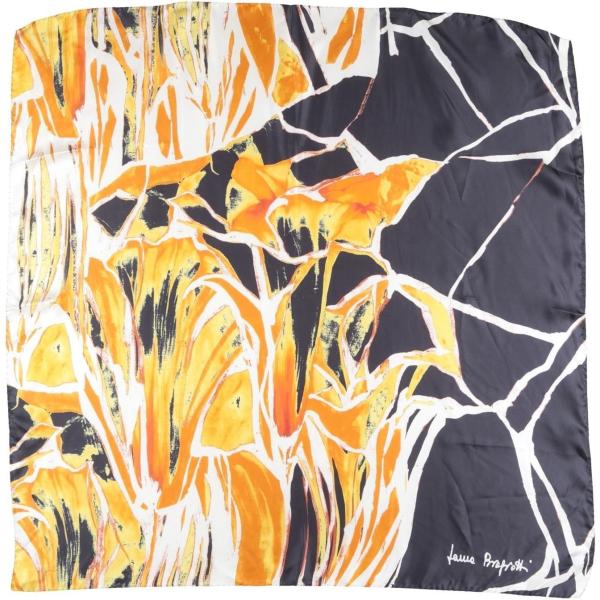 Foulard fantasia multicolore in raso Laura Biagiotti multicolore