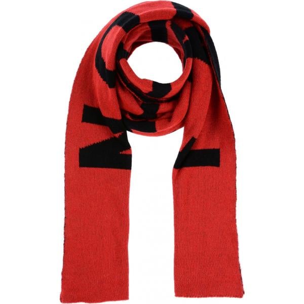 Sciarpa fantasia lavorato a maglia in mohair 50% lana Faith Connexion rosso