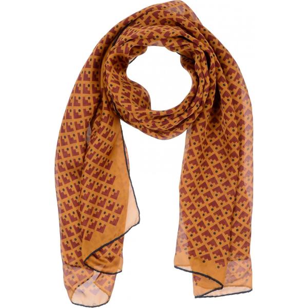 Stola fantasia multicolore chiffon in seta Bally multicolore