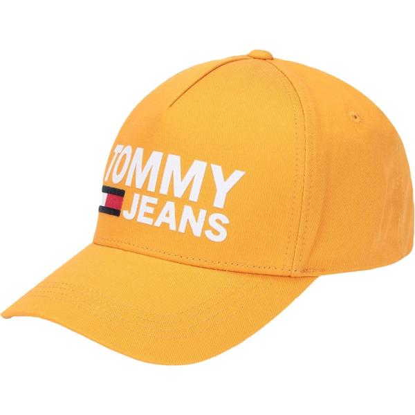 Cappello con visiera e ricamo in gabardine tinta unita Tommy Jeans tinta unita