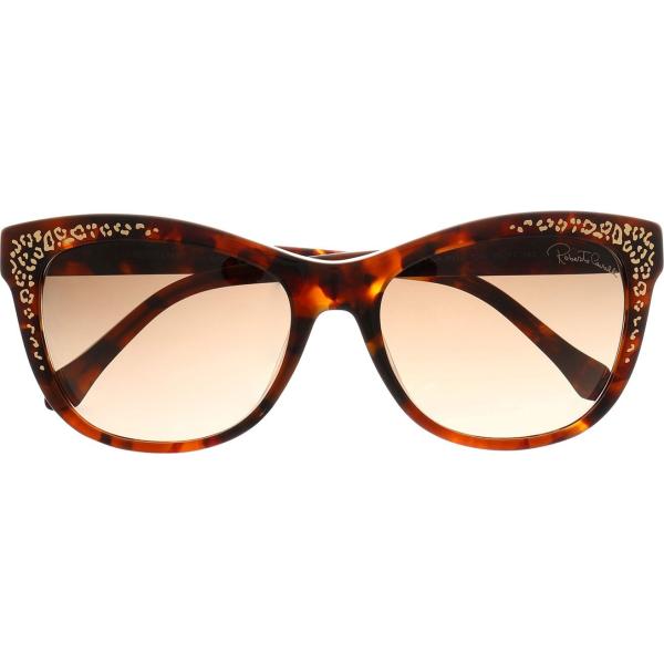 occhiali da sole Roberto Cavalli marrone animalier