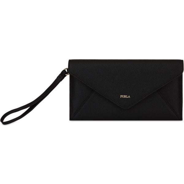 pochette Furla nero tinta unita